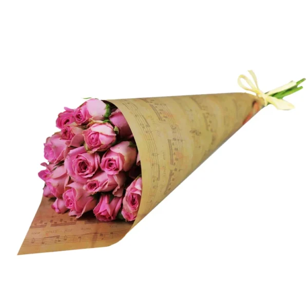 Buquê Partitura Rosa